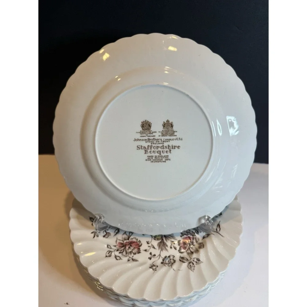 Vintage Johnson Brothers Staffordshire Bouquet 10